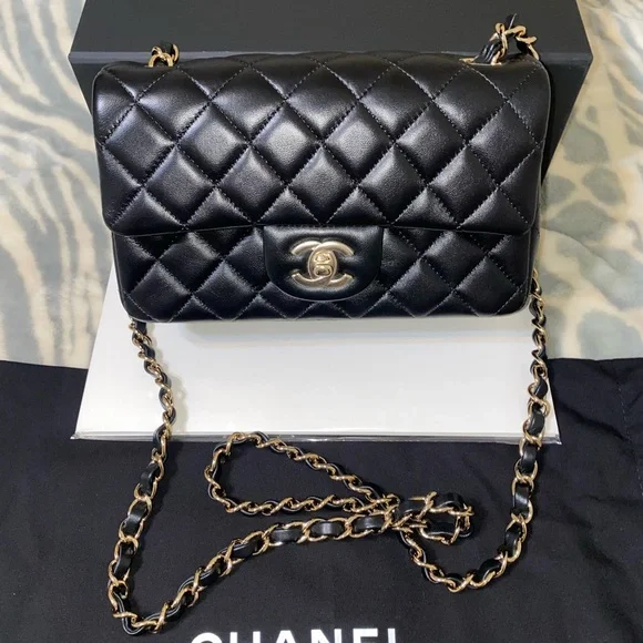 NEW CHANEL MINI CLASSIC FLAP BAG - Picture 8 of 16